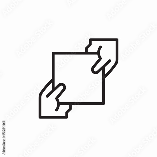 file give icon sign vector