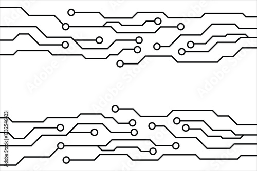 High-tech circuit board technology background 