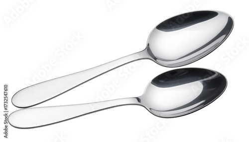 spoon on white background