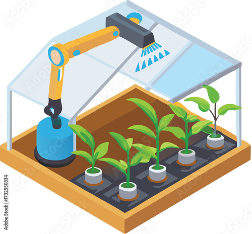 Computer illustration of an oil and gas industry plant vector with a futuristic network icon and pastel gray background for business communication
