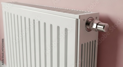 Wallpaper Mural White Radiator Detail A Close-up of Heating and Home Comfort in Modern Living Spaces Torontodigital.ca