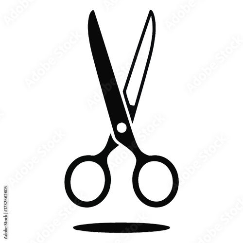 Simple black and white icon of a medical syringe and vaccine vial with cross symbol