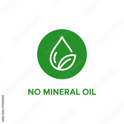 This image features a label stating 'No Mineral Oil,' which highlights transparency and safety in beauty and personal care products, appealing to conscious consumers.