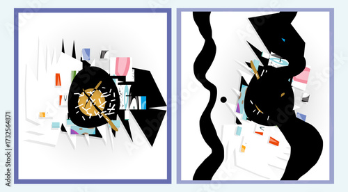 Sfondo e composizione astratta