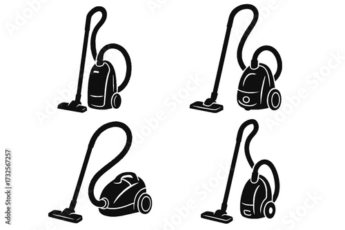 Four vectors of vacuum cleaners