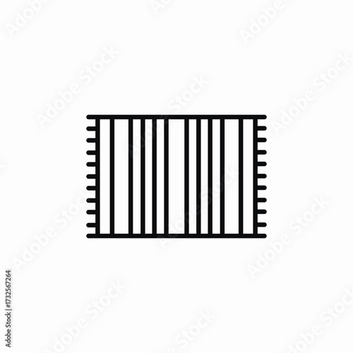 carpet floor icon sign vector