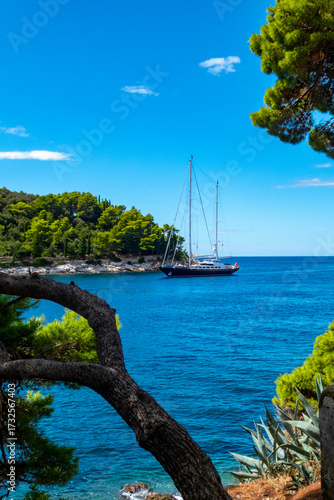Cavtat, Croacia, mar Adriático. 