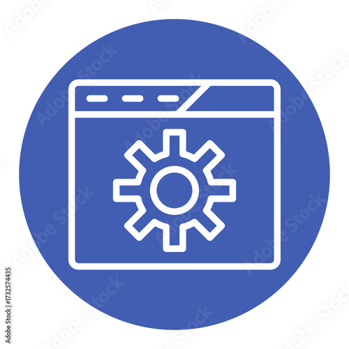 Browser Setting Vector Icons