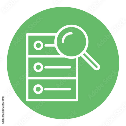 Search Database Vector Icons