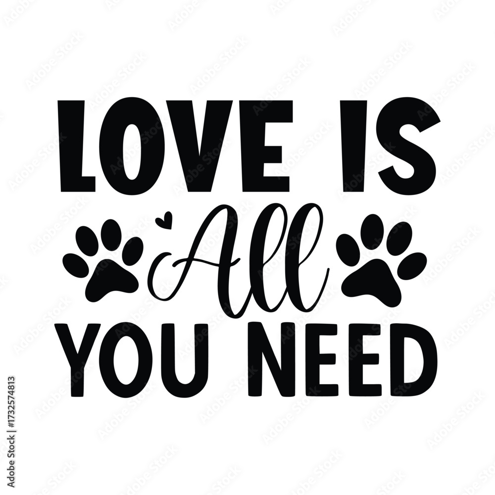 Obraz premium love is all you need