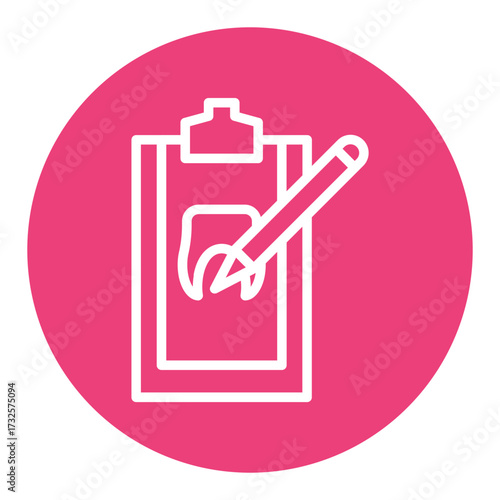 Tooth Analysis Vector Icons
