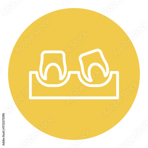 Wisdom Tooth Vector Icons