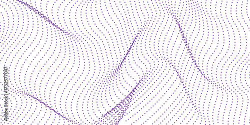 Abstract purple particle mesh wave background wallpaper
