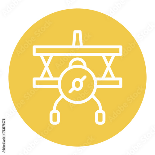 Biplane Vector Icons
