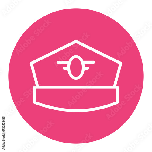 Pilot Hat Vector Icons