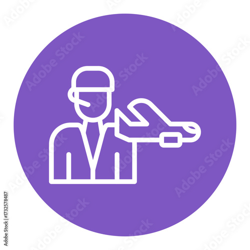 Pilot Vector Icons