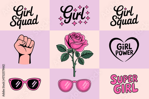 This colorful collection showcases bold girl power themes with fun graphics, creating an empowering atmosphere that promotes positivity and sisterhood among women.