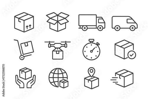 Minimalistic Shampoo, Gel, Skin Care and Beauty Line Icon Set, Linear Pictograms for Web, Graphic Design, Apps, Banners, Social Media, Cards, Vector Cartoon Collection
