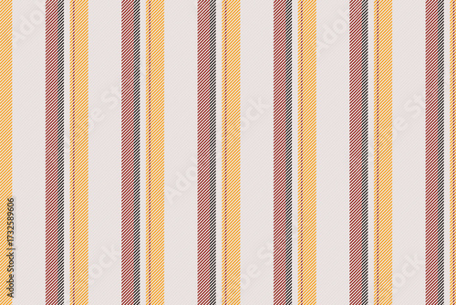Content fabric lines vector, purchase background seamless texture. Minimalist vertical textile stripe pattern in white and bright colors.