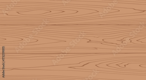 Seamless wood grain texture with horizontal planks, ideal for backgrounds and design projects