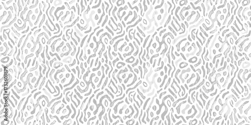 Abstract organic pattern with flowing lines and textured shapes in grayscale tones