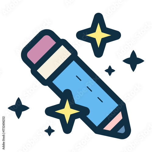 AI pencil editing icon