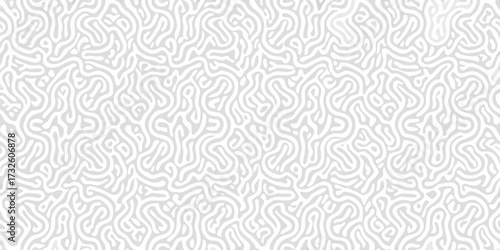 Abstract organic flowing lines pattern background with a subtle grey and white texture