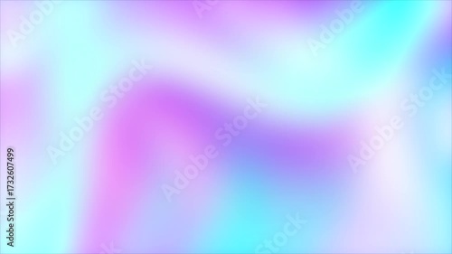 Pastel pink blue holographic waves vertical motion abstract background