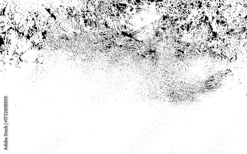 Abstract grunge texture design on a white background. Dirt texture for the background with stain and blood drop effect. Distressed texture background with black and white colors. Abstract dust texture