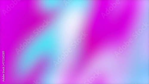 Light blue cyan white soft glow abstract background loop