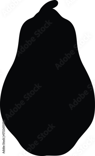 papaya fruit silhouette