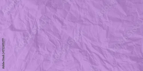Closeup of pink crumpled paper for texture background. Wrinkled pink packing paper stock photo