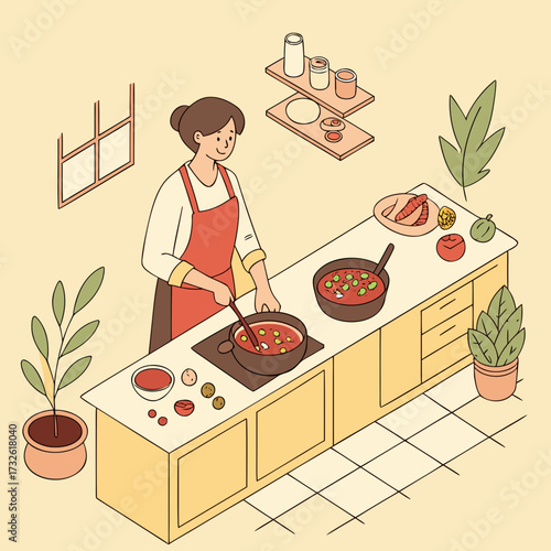chef with pizza