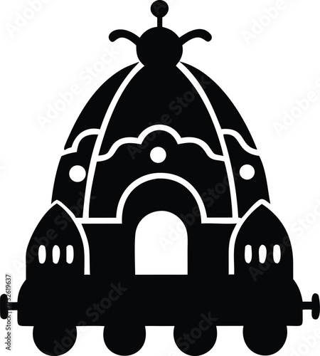 rath yatra silhouette
