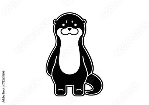 수달 일러스트