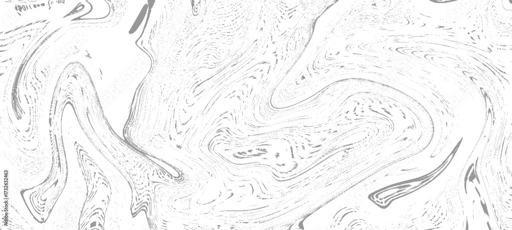 Fototapeta premium Abstract Grunge Gray Liquid Texture Flowing Across White Background – Modern Vector Illustration Design with Fluid Patterns and Artistic Splash Effects.