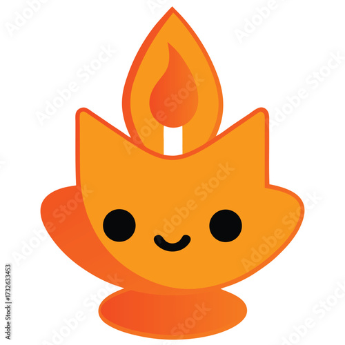 christmas glow with a glowing candle 