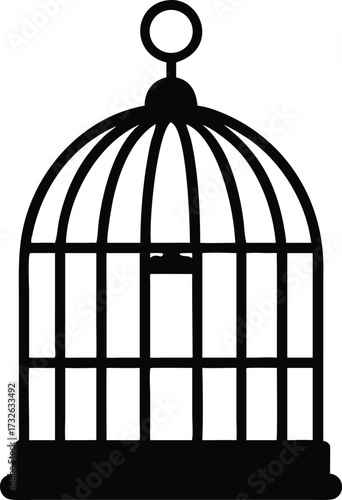vintage birdcage silhouette