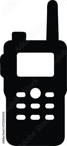 walkie talkie silhouette