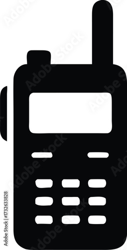walkie talkie silhouette