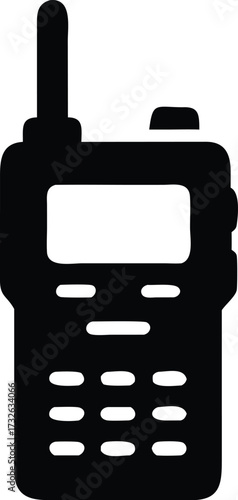 walkie talkie silhouette