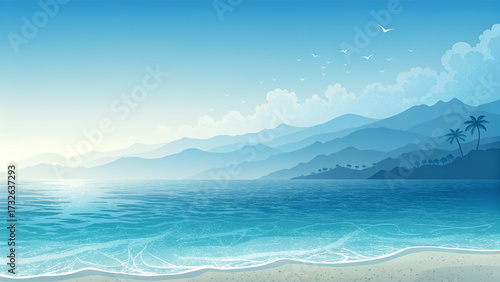 sea and sky background