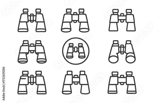 Speedometer line icon bundle, outline signs for graphic and web design, vector icons for apps, adverts, UI elements, various cards, cartoon style, transparent background