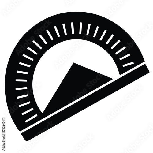 protractor vector icon