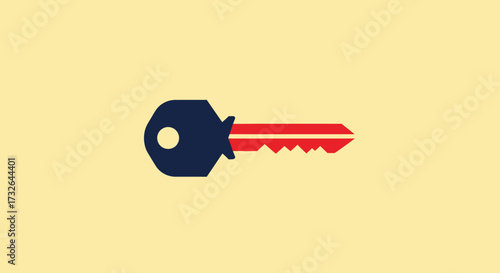 Stylized key