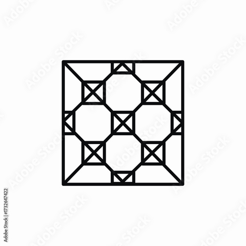 floor tiles icon sign vector