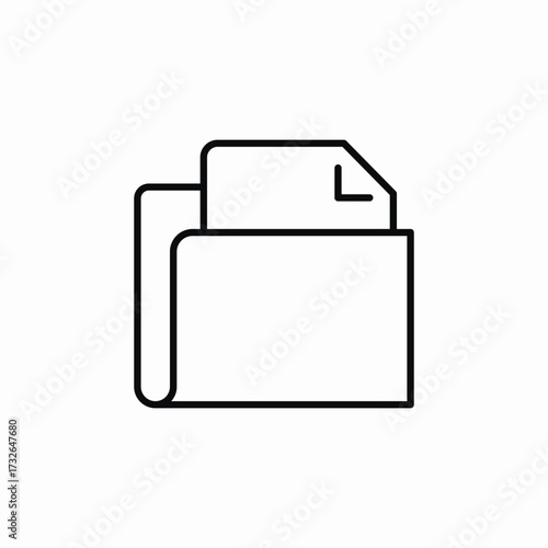 folder file icon sign vector