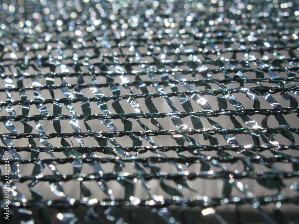 Fototapeta premium Zbliżenie na siatkę zacieniającą