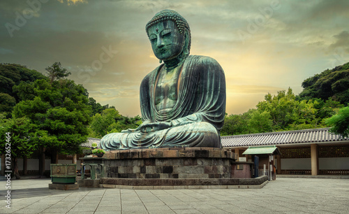The giant Buddha of Kōtoku-in, Kamakura, Japan.