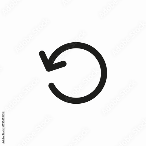 refresh arrow icon sign vector